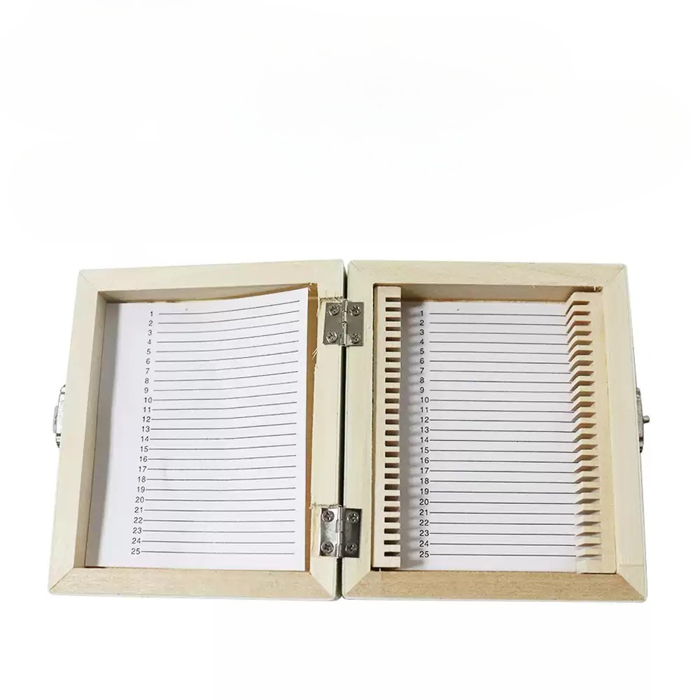 25/50/100 PCS Wooden Slide Box - Pathology Slide Storage recension och pris