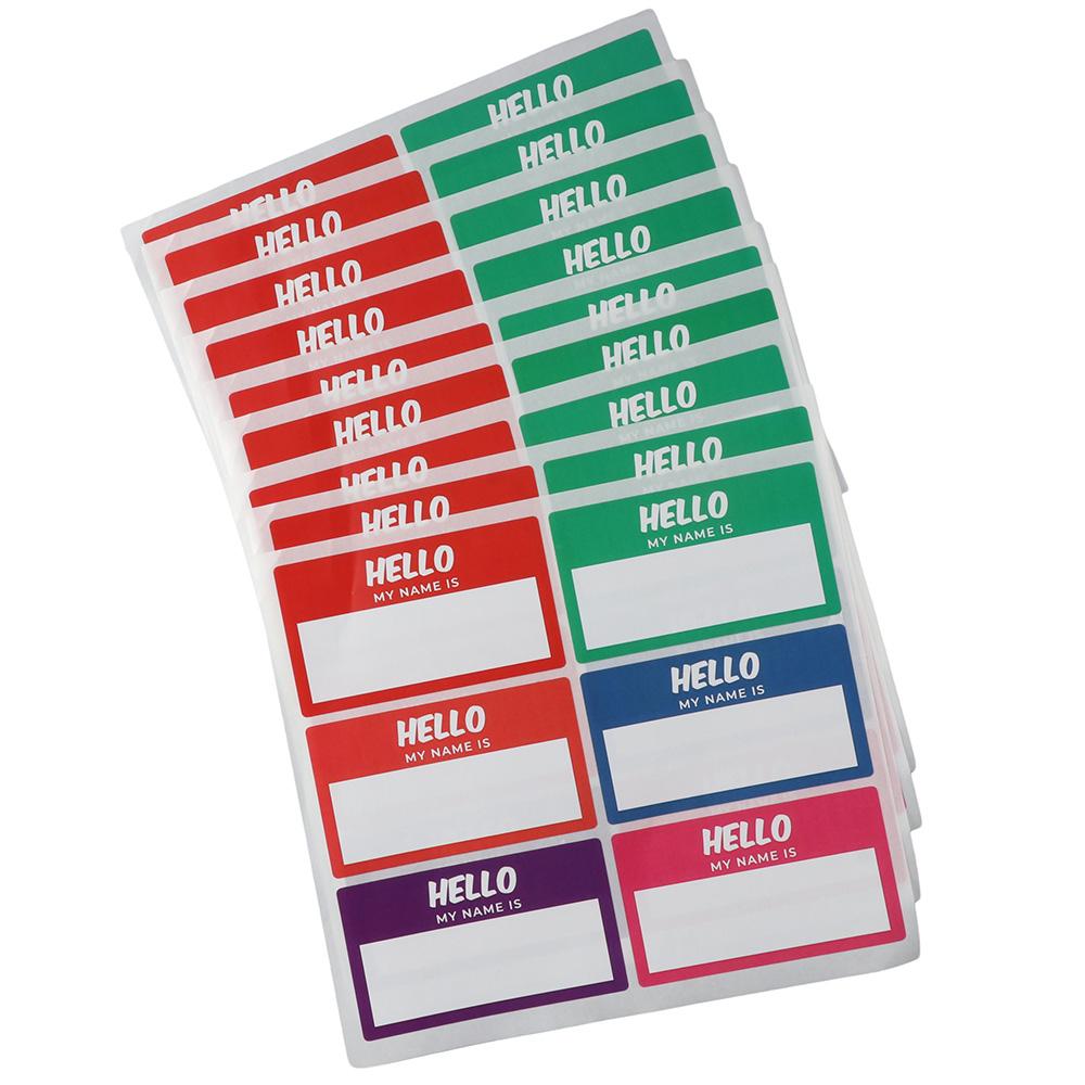 10 Sheets Hello My Name is Nam - Medical Label recension och pris